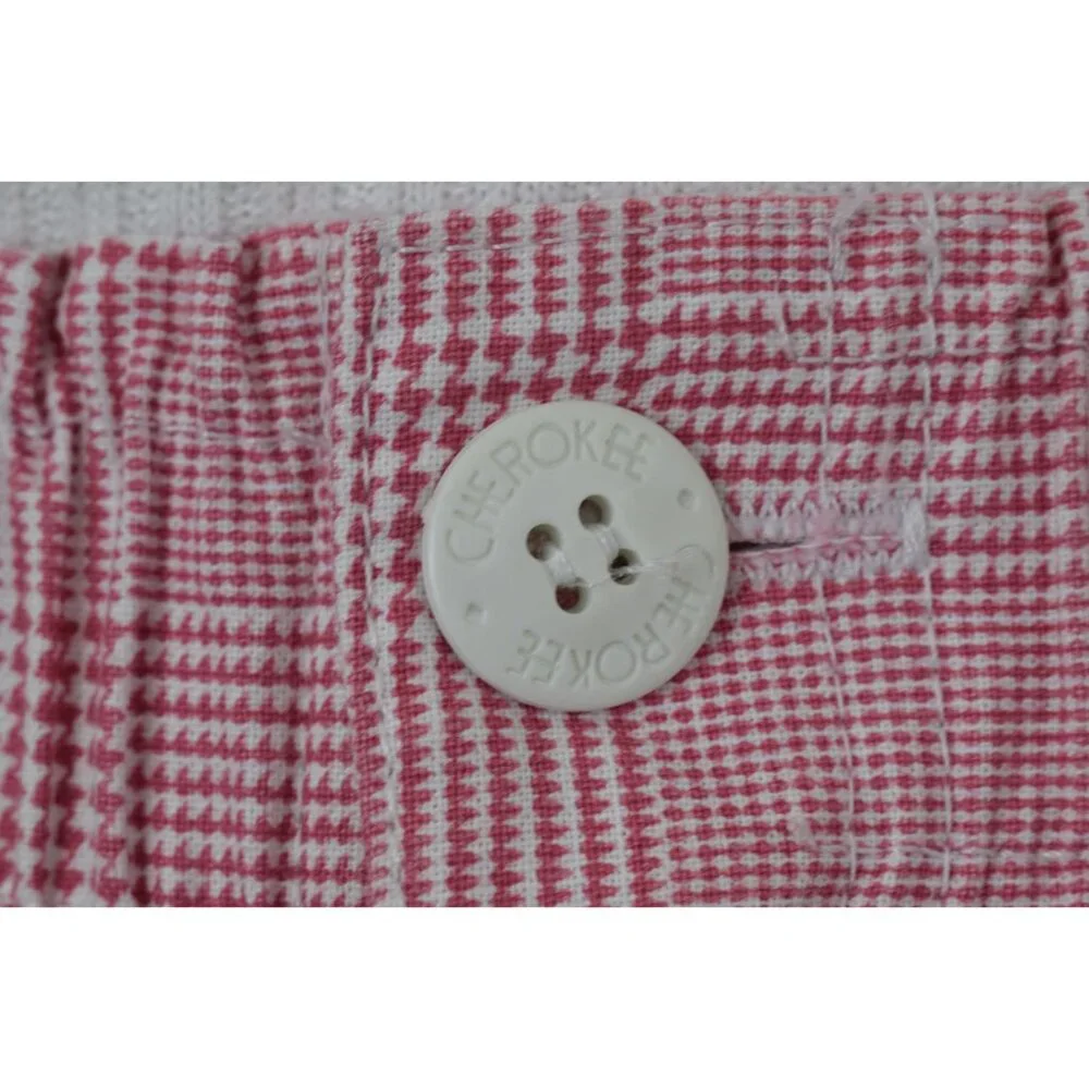 Vintage 90s Cherokee Red Plaid Shorts‎ size 8| 24-30 waist